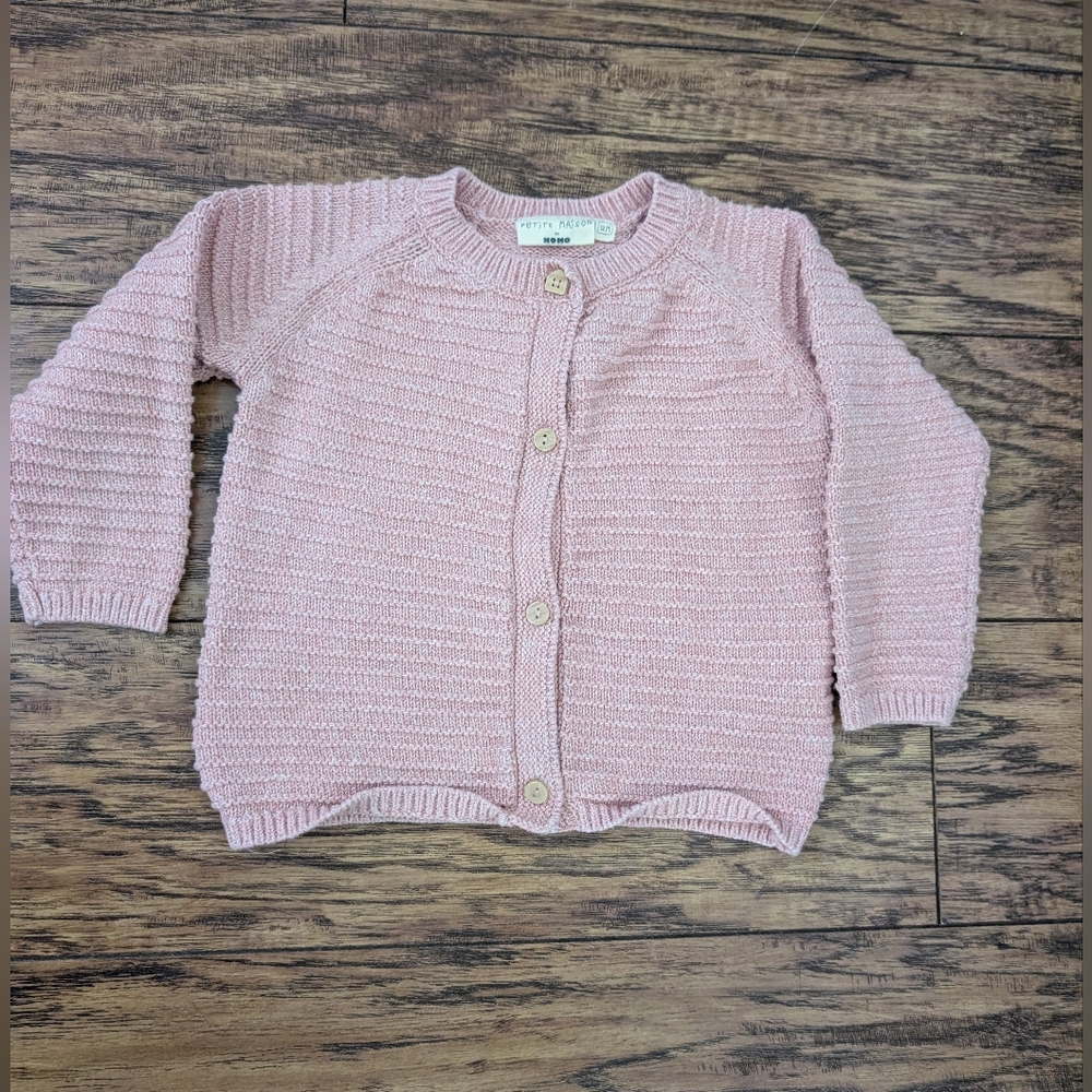 Petite Maison X NONO Pink Button Up‎ Cardigan